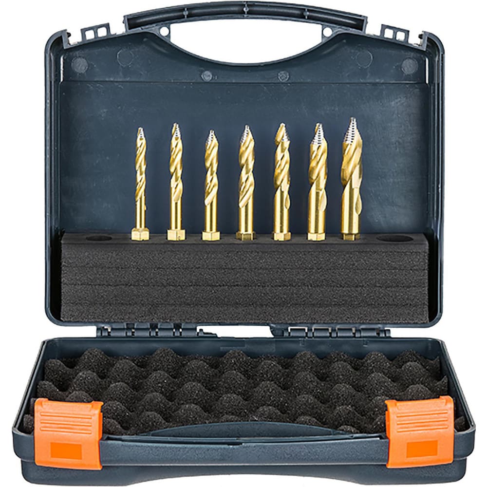 Drill Bit Sets, Drill Bit Set Type: Twist Drill Bits , Number of Pieces: 7.000 , Tool Material: High Speed Steel , Shank Type: Hex, Hex Shank  MPN:209015-SET3