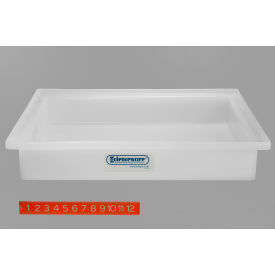 SP Bel-Art General Purpose Polyethylene Tray without Faucet 21 1/2 x 25 1/2 x 4