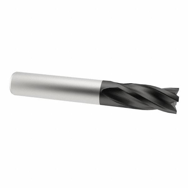 Square End Mill: 1/2'' Dia, 1'' LOC, 1/2'' Shank Dia, 3'' OAL, 3 Flutes, Solid Carbide MPN:11650000A