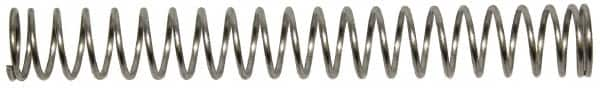 Precision Compression Spring: 13.75 mm OD, 90.5 mm Free Length MPN:MC106-0905-S