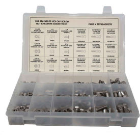 270 Piece Hex Head Cap Screw Assortment - 1/4