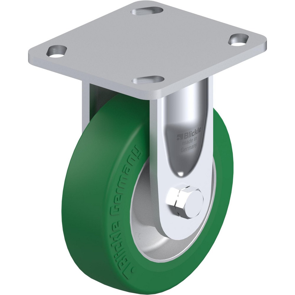 Top Plate Casters, Mount Type: Plate , Number of Wheels: 1.000 , Wheel Diameter (Inch): 4 , Wheel Material: Rubber , Wheel Width (Inch): 1-1/4  MPN:910127