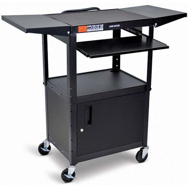 Utility Cart: Steel, Black MPN:AVJ42KBCDL