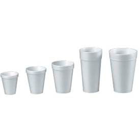 Dart® Foam Cups Hot/Cold 16 oz. White 1000 ct DCC 16J16