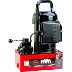 BVA Hydraulic Electric Pump 0.5 HP 1 Gallon 4 Way/3 Position Manual Valve PE30M4N01A