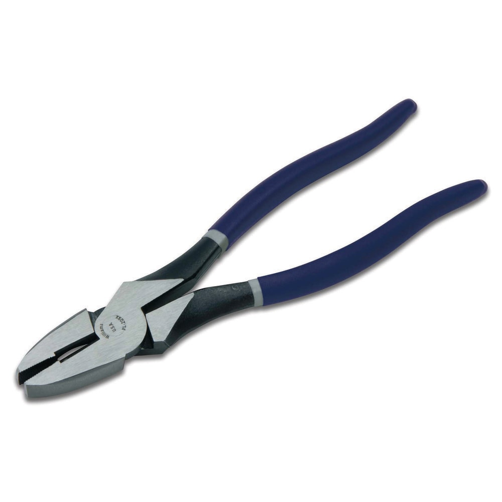 Pliers, Jaw Type: Lineman's , Handle Color: Blue , Handle Material: Double Dip , Insulated: No , Tether Style: Not Tether Capable  MPN:PL-209X