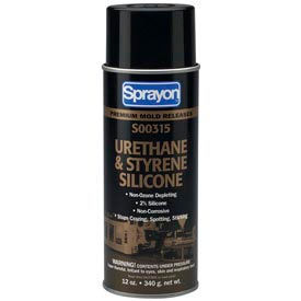 Sprayon MR315 Urethane & Styrene Silicone Release Agent 12 oz. Aerosol Can - s00315000 - Pkg Qty 12 s00315000