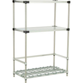 Nexel® BK18306Z Poly-Z-Brite® 3-Shelf Container/Keg Rack 30