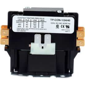 Tradepro® Contactor 40 Amp 24V 1 Pole TP-CON-1/24/40