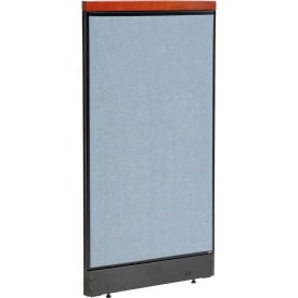 Interion® Deluxe Office Partition Panel with Pass Thru Cable 24-1/4