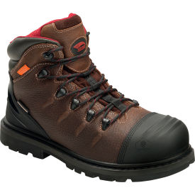 Avenger A7591 Hammer Mid Men's Work Boots Internal Met Guard Carbon Toe Size 7W Brown A7591-7W