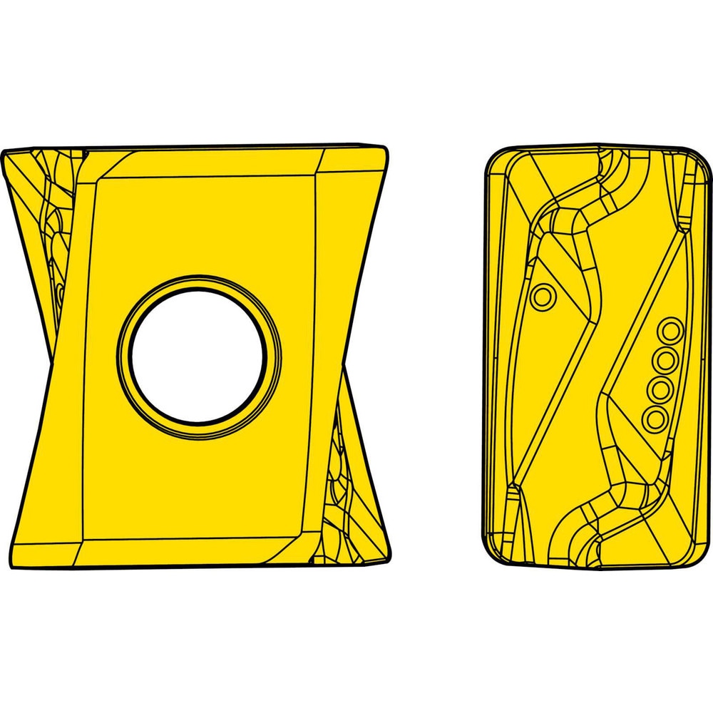Milling Inserts, Insert Style: LOEX , Insert Size: 12 , Insert Material: Carbide , Insert Shape: Rectangle , Manufacturer Grade: F40M  MPN:10207780