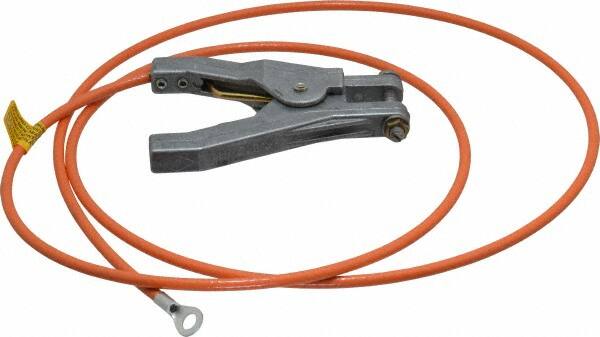 19 AWG, 5 Ft., Hand Clamp, Terminal, Grounding Cable with Clamps MPN:GCSI-HE-05