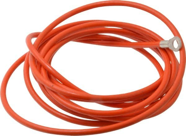 19 AWG, 10 Ft., Terminal, Grounding Cable with Clamps MPN:GCSI-EE-10