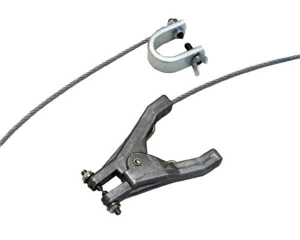 19 AWG, 3 Ft., C-Clamp, Hand Clamp, Grounding Cable with Clamps MPN:GCSI-HC-03