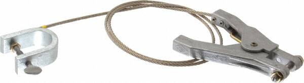 19 AWG, 3 Ft., C-Clamp, Hand Clamp, Grounding Cable with Clamps MPN:GCSP-HC-03