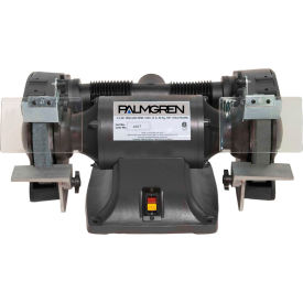 Palmgren 9682081 Bench Grinder W/Wheel Guards & Dust Collection Ports  8