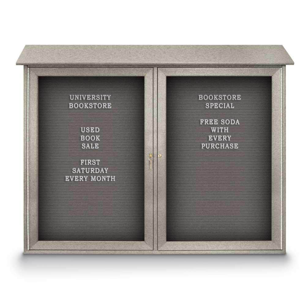 Enclosed Letter Board: 45