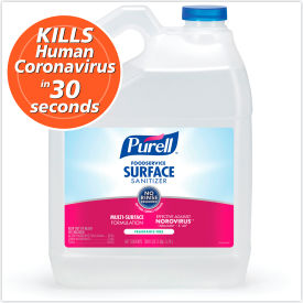 PURELL® Foodservice Surface Sanitizer Fragrance Free 1 gal Bottle 4/Carton GOJ434104