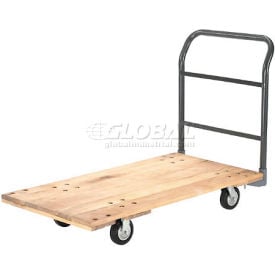 GoVets™ Hardwood Deck Platform Truck 48 x 24 1400 Lb. Capacity 5