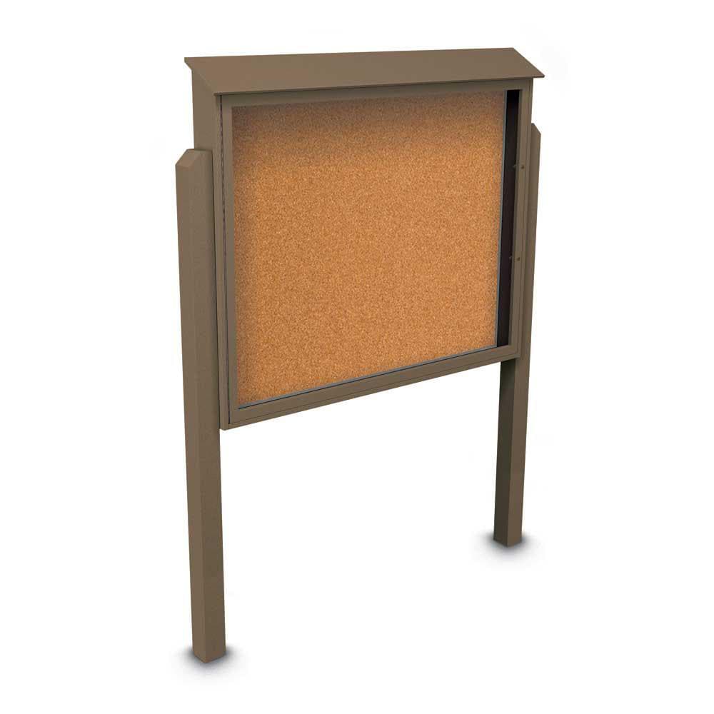 Enclosed Cork Bulletin Board: 60