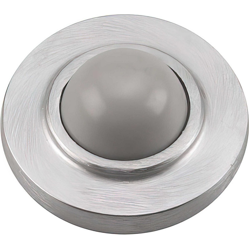 Stops, Type: Wall Door Stop, Convex Wall Bumper , Finish/Coating: Brushed Chrome , Stop Material: Metal  MPN:220XR