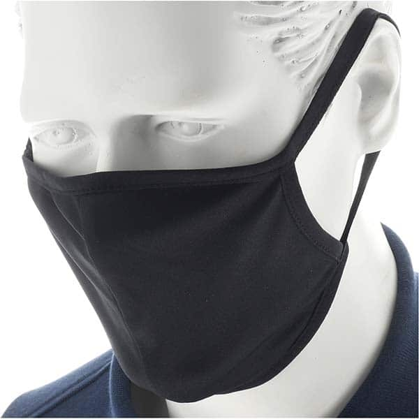 Face Mask: Size S & M, Black, Anti-Microbial & Moisture Wicking MPN:10089662