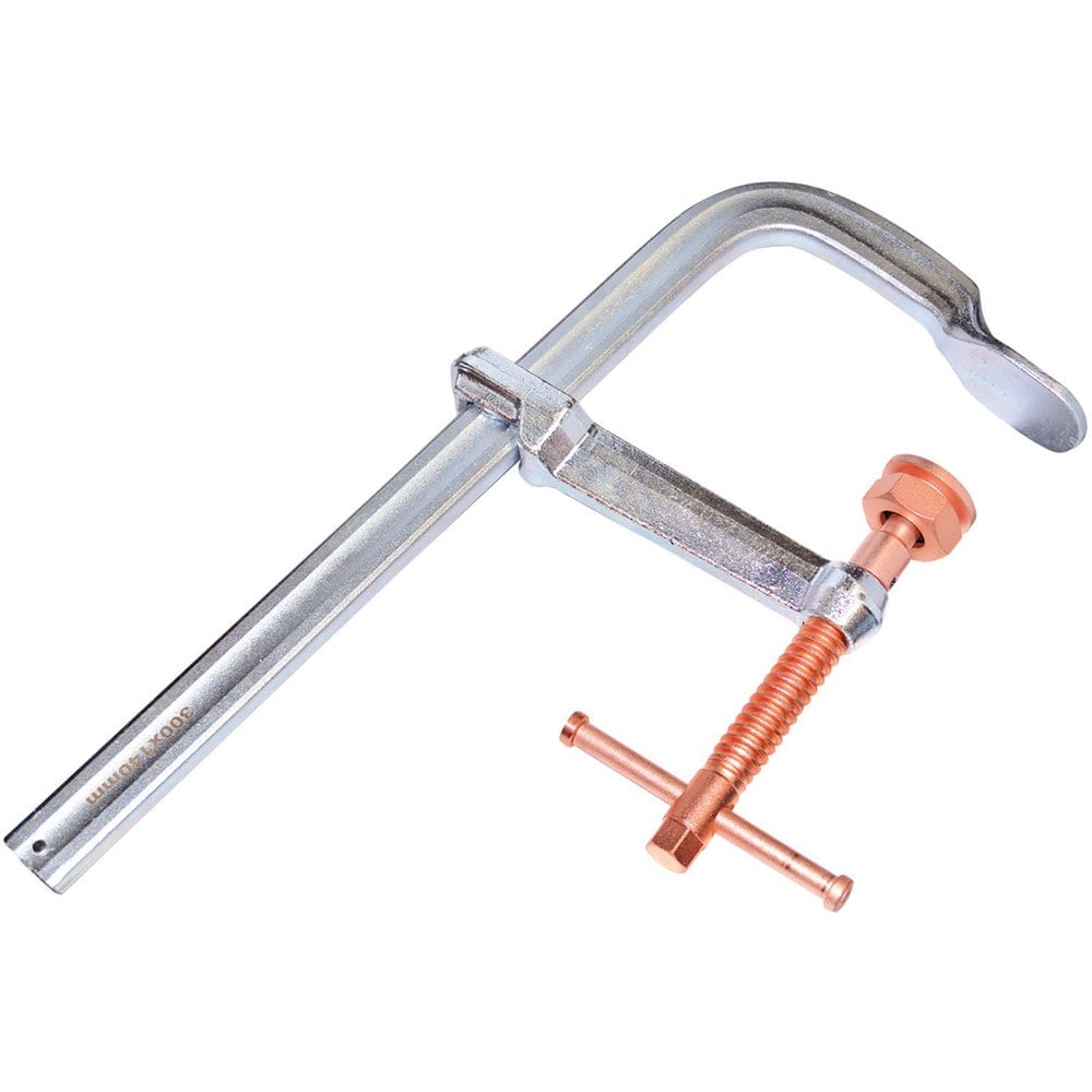 Sliding Arm Clamps, Clamp Type: Heavy-Duty F-Clamp , Maximum Capacity (Inch): 8.0000 , Maximum Capacity (cm): 20.00 , Handle Style: Hex Drive, Lever Handle  MPN:HDC-200-C