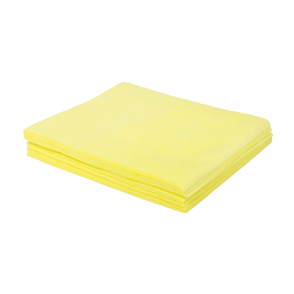 Hospeco TaskBrand DSM Flat Dusters, 9-3/4inH x 18-5/8inD, 500 Sheets Per Case, Yellow, Pack Of 50 Cases MPN:N-DSMFPY