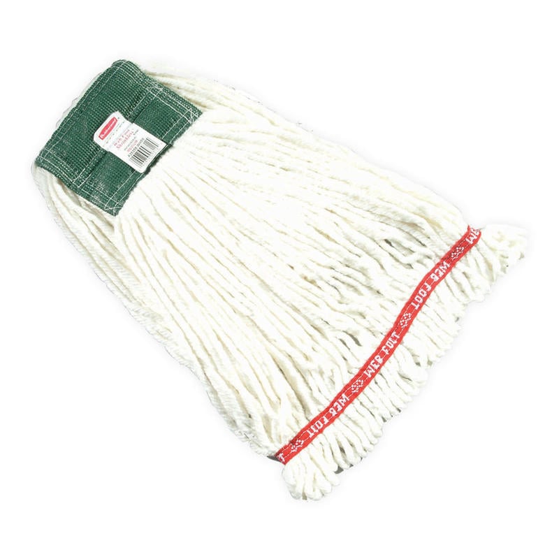 Rubbermaid Premium Web Foot Shrinkless Wet Mop, Medium 5in Headband, White (Min Order Qty 3) MPN:FGA25206 WH00