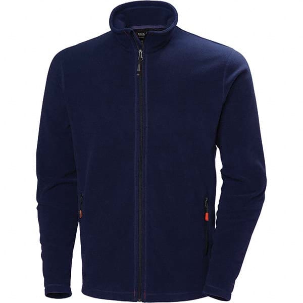 Heated Jacket: Size 2X-Large, Navy, Polyester & Thermal Knit Fleece MPN:72097_590-2XL