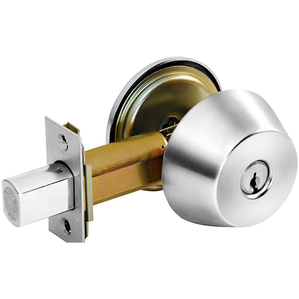 Deadbolts, Deadbolt Type: Deadbolt , Lock Type: Single Cylinder , Key Type: Keyed Different , Mount Type: Through Hole , Material: Steel  MPN:DL2217-625