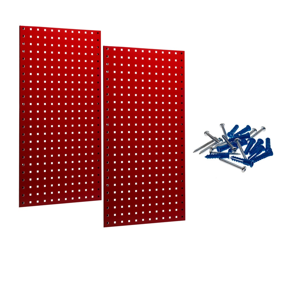 Peg Boards, Board Type: Pegboard Storage Board , Width (Inch): 18in , Mount Type: Wall , Height (Inch): 36 , Number of Panels: 2  MPN:LB18-R