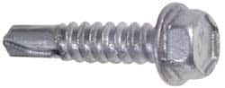 #10, Oval Head, Hex Drive, 1-1/4