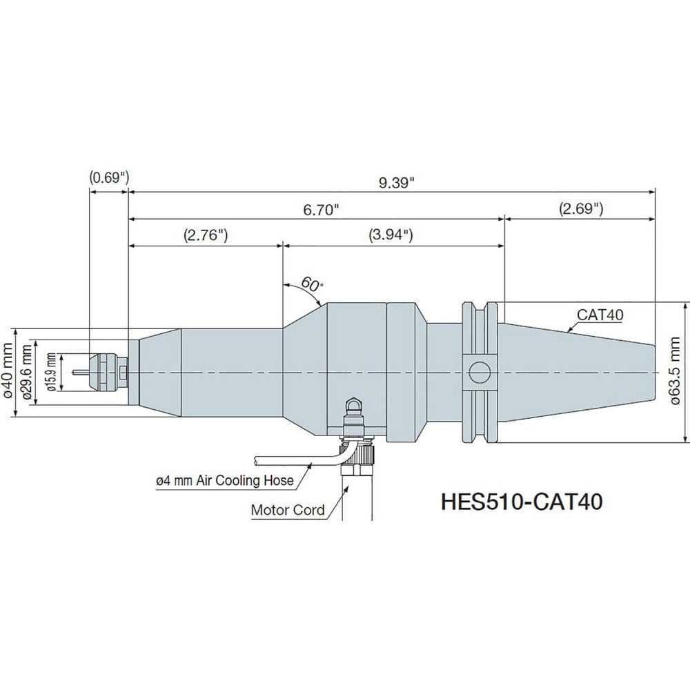 Electric High-Speed Spindles, Brushless Motor: Yes , Automatic Tool Changeable: Yes  MPN:7893