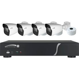 Speco ZIPT4D1 4-Channel HD-TVI DVR and 4 Bullet Camera Kit 1TB ZIPT4B1