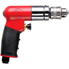 Chicago Pneumatic Reversible Pistol Grip Air Drill Standard Keyed 1/4