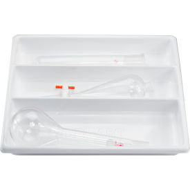 SP Bel-Art Lab Drawer 3 Compartment Tray 14 x 17 1/2 x 2 1/4