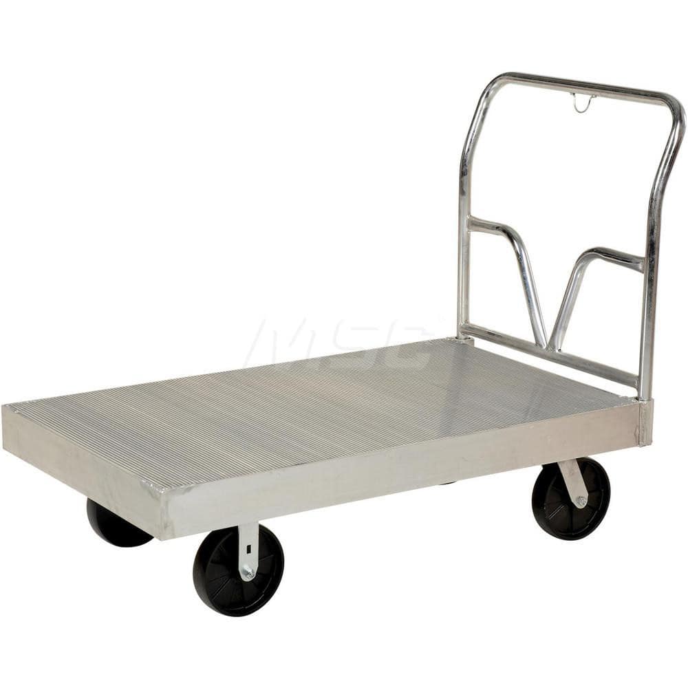 Platform Truck: 4,800 lb Capacity, Aluminum Platform, 72