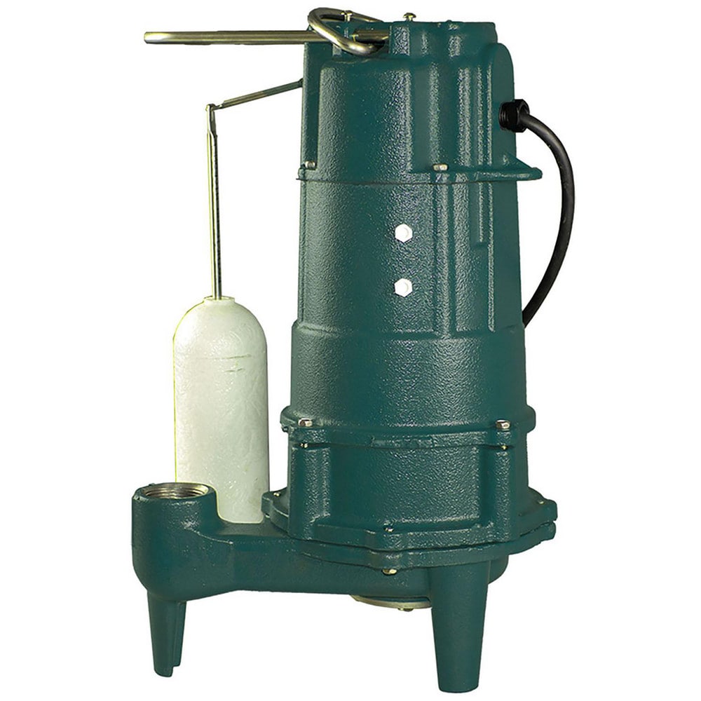 Submersible, Sump & Sewage Pumps, Voltage: 110-120V , Pump Type: Grinder , Operation: Integral Snap-Action Float , Amperage Rating: 9.0000 , Horsepower: 3/4  MPN:805-0001