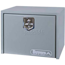 Buyers Steel Underbody Truck Box w/ Stainless Steel T-Handle - Primed Gray 14x16x24 - 1703900 1703900