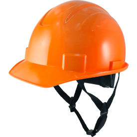 General Electric GH327 Non-Vented Cap Style Hard Hat 4-Point Adjustable Ratchet Suspension Orange GH327O