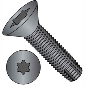 1/4-20X2  Six Lobe Flat Floor Board Screw Type F Black Phosphate Pkg of 1000 1432FTFB