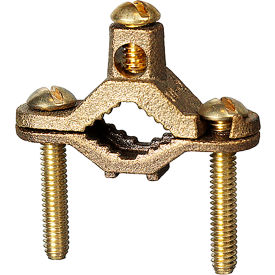 L.H.Dottie® Bare Ground Clamp w/ Brass Screw Bronze 1/2