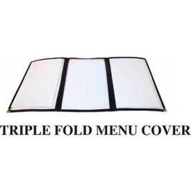 Winco PMCT-9B Triple Fold Menu Cover 9-1/2