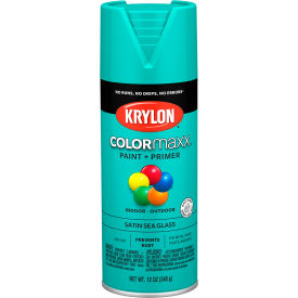 Krylon® Colormaxx™ Paint & Primer 12 oz. Satin Sea Glass - Pkg Qty 6 K05576007