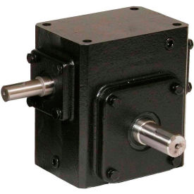 Worldwide HdRS206-10/1-R Cast Iron Right Angle Worm Gear Reducer 101 Ratio HdRS206-10/1-R