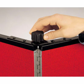 Screenflex Black Powdered Painted Metal Panel Lock for 13 Panel PL13