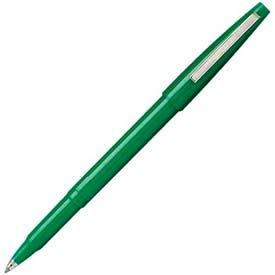 Pentel® Rolling Writer Rollerball Pen 0.8mm Green Barrel/Ink Dozen R100D