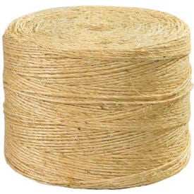 GoVets™ Sisal Twine 1 Ply 3000'L 190 Lbs. Tensile Strength Natural 70054B00